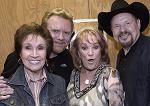 Lee Roy Parnell, Tanya Tucker, and Moe Bandy at the Nashville Palace on March 18, 2015